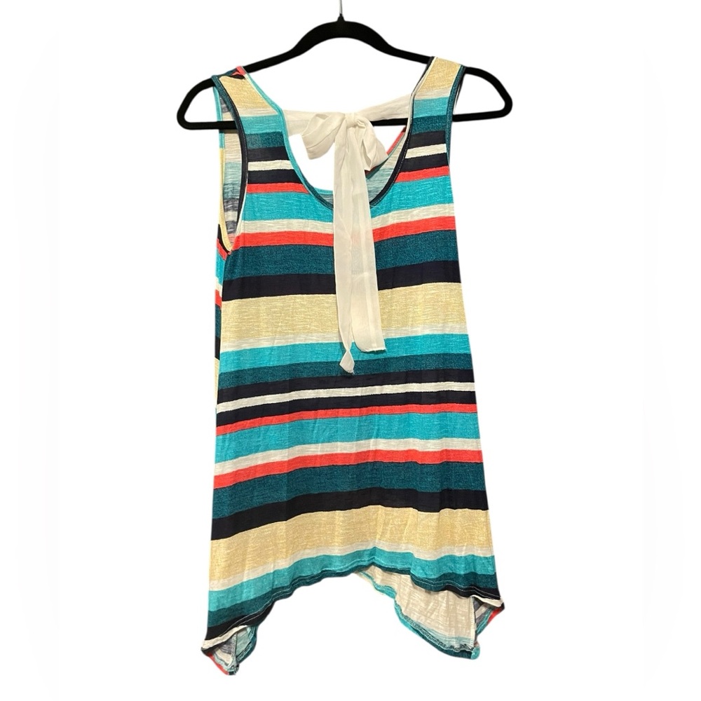 Agenda Multicolor Striped Tank Top - Picture 3 of 3